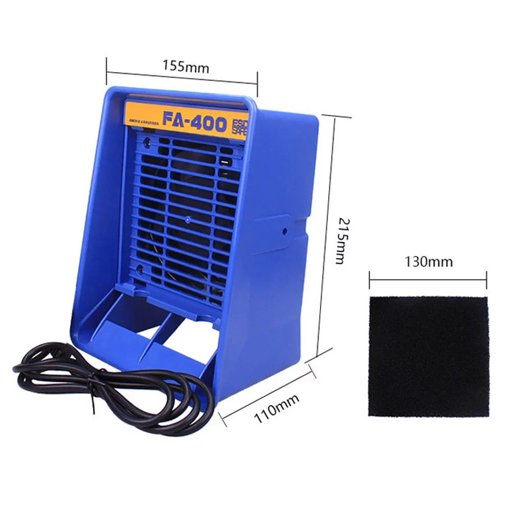 FA-400 Iron Ventilator Solder Workbench Absorber Fume Soldering Smoke for Pinnaco Extractor