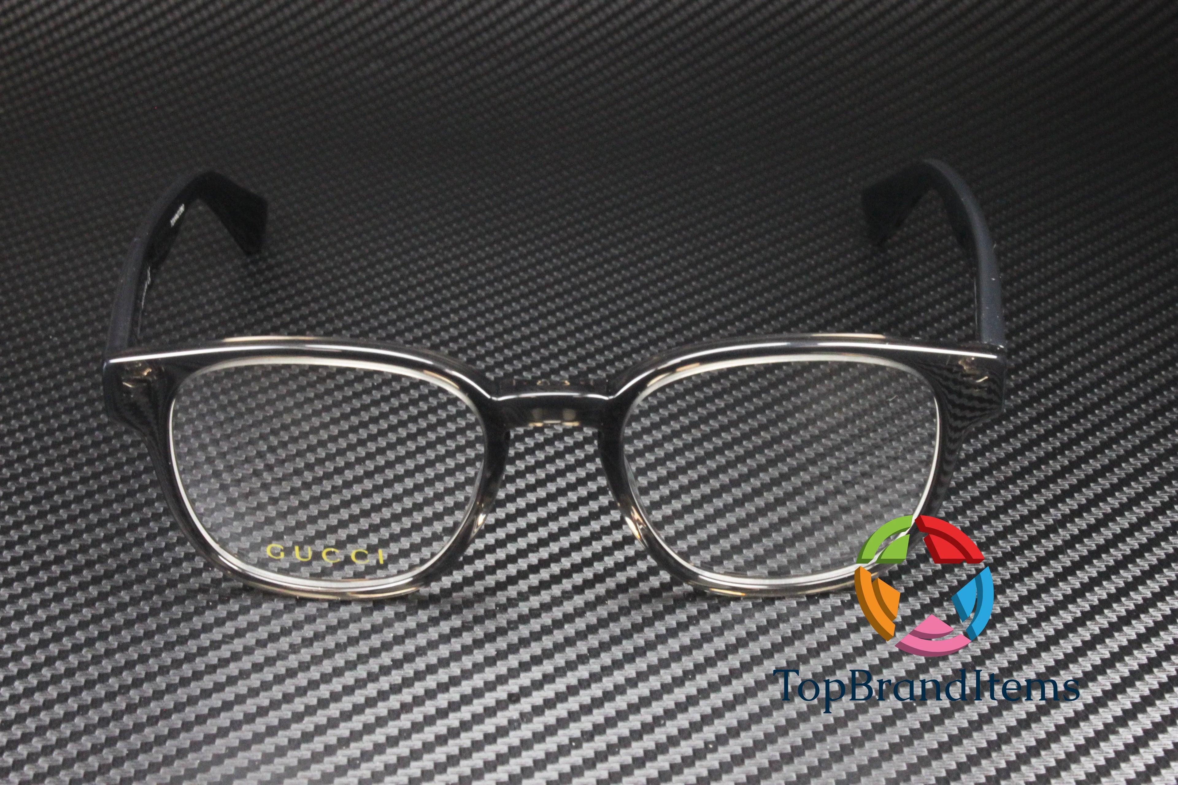 Men's Eyeglasses GUCCI Shiny 004 Grey Demo Square GG0927O Lens 49 mm Rectangular