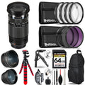 ED f/3.5-6.3 Backpack 3 Olympus 64GB + Tripod Digital Kit + - 12-200mm - Lens M.Zuiko Bundle Accessory Lens