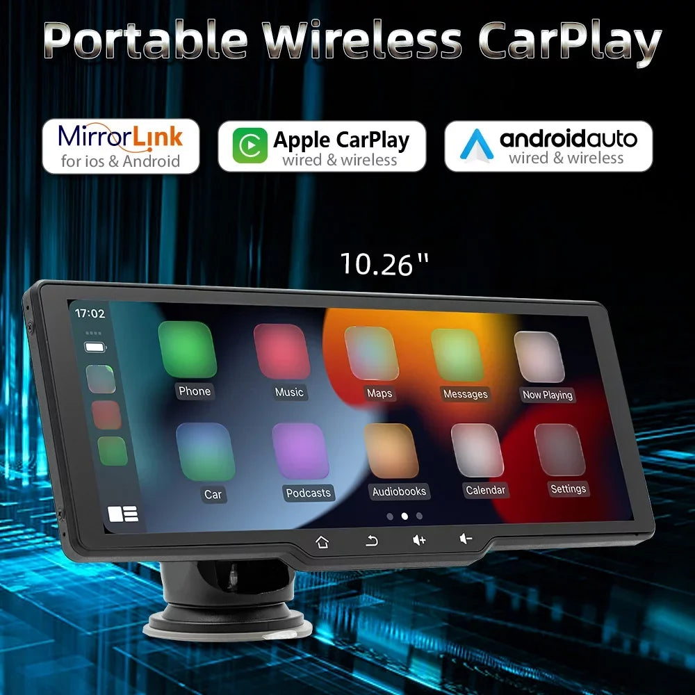language Support, with Player , Portable Rearview and Car Camera Multi Wireless Car Walmart