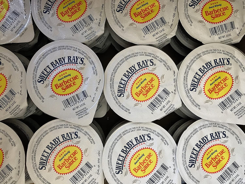 BBQ Rays Barbecue 36 2oz Sauce Original Count Sweet Cups Baby Sauce
