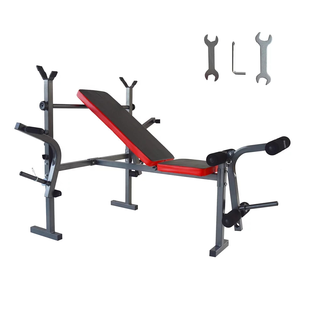 Press Weight Home Lift Fitness Exercise Workout 120kg Weight Bench Adjustable INTBUYING Gym for Max Set