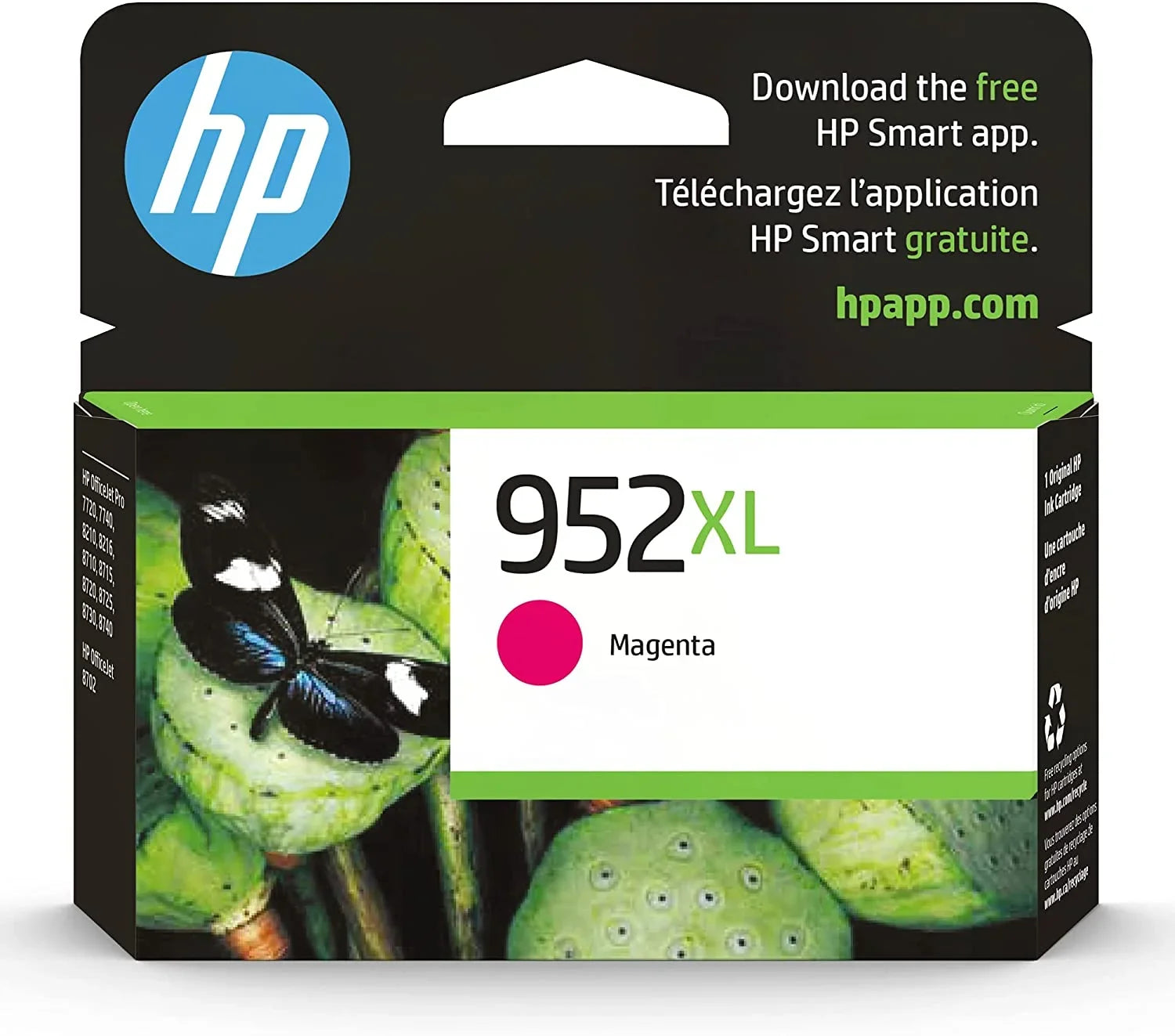 952XL Color 1 HP (1 Cyan, 1 Magenta, 952XL 952XL 952XL Yellow)