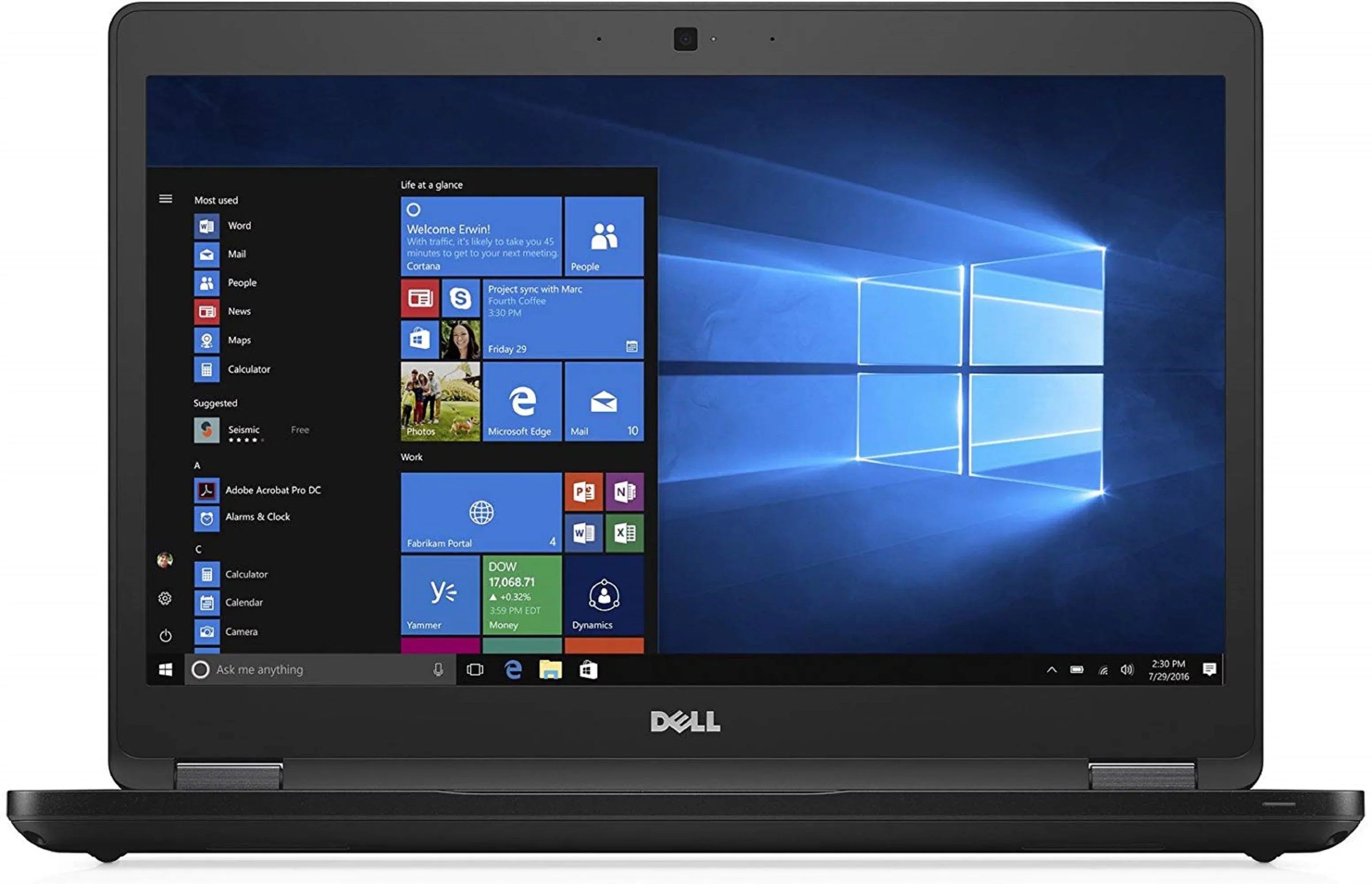 RAM 256GB 8GB 5480 64 10 DELL Bit DELL Windows intel i5 notebook SSD Intel Core 6 Gen Professional Dual pre-owned