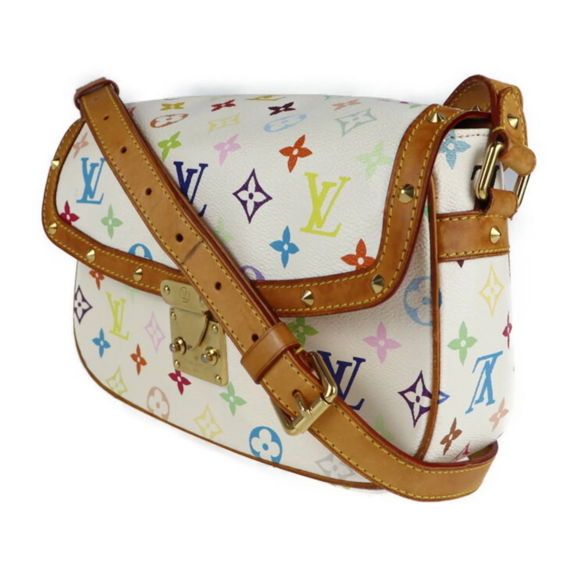multicolor Sologne monogram Pre-Owned M92661 Vuitton (Good) LOUIS VUITTON canvas shoulder bag Louis