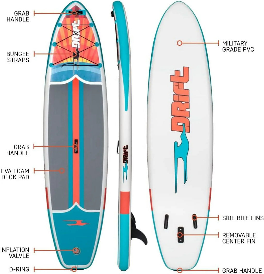 Board Up Stand And Board And More Paddle, Paddle Paddle - Including Inflatable Pump, Accessories,
