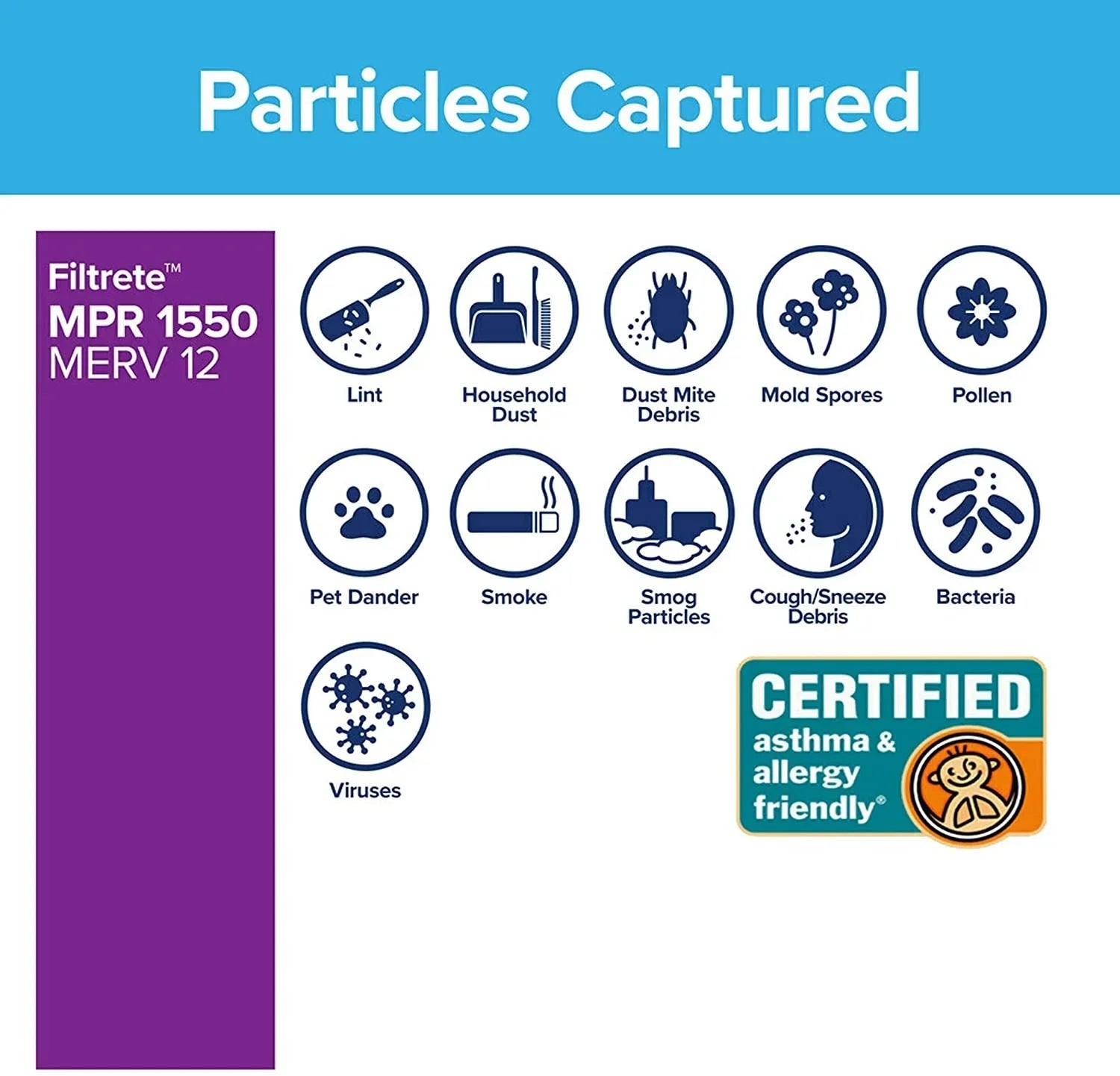 MPR Allergen Living 1550 AC 4.31 24.56 Filter, x 16x25x4, Ultra 2-Pack dimensions x Furnace Pleat, Air Healthy actual 15.88 Filtrete Deep DP,