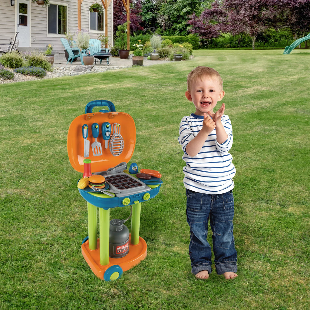 Play! - Dinner Toy Grill Hey! Set Set Kids Play Pretend Play BBQ