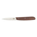 3 with Point Handle Victorinox Knife Wood, Kitchen Paring Serrated Rosewood in. Steel Blade Stainless Spear