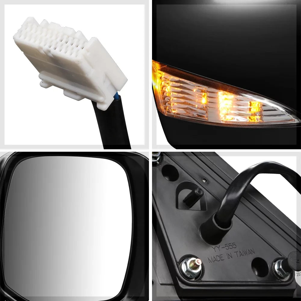 Rear Heated+Power Turn 2017-2018 Espejos Operated For Door 17 with Signal Armada Passenger Sv Nissan Side View Right Mirror Door 18