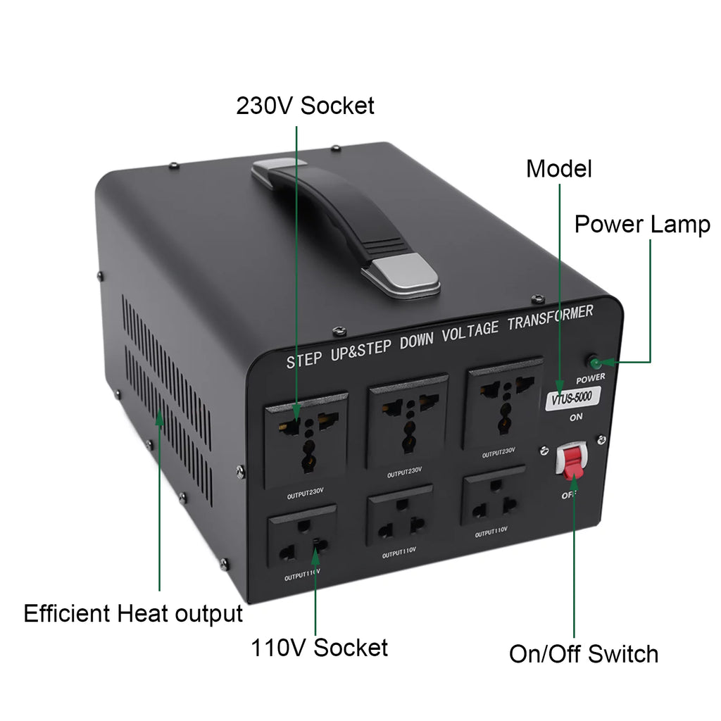 220V 5000 Duty Converter Voltage Step Loyalheartdy Peak Up/Down 110V Heavy to to 220V Power Electric Voltage Transformer / Convert Converter Watt 110V