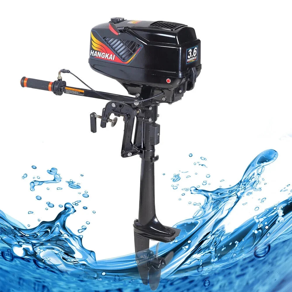 Engine Motor CDI Boat 2-Stroke HANGKAI sys Cooling 3.6HP Water Electric Outboard