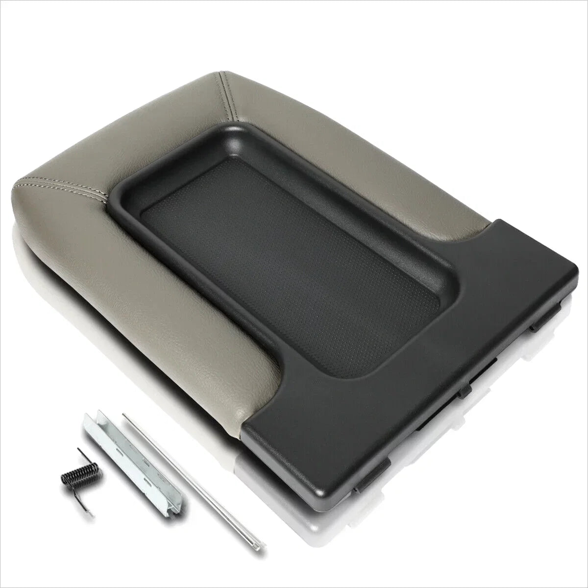 For Kit Console OE Rest GMC Cover Lid Chevrolet Center Arm Cadillac Repair Gray