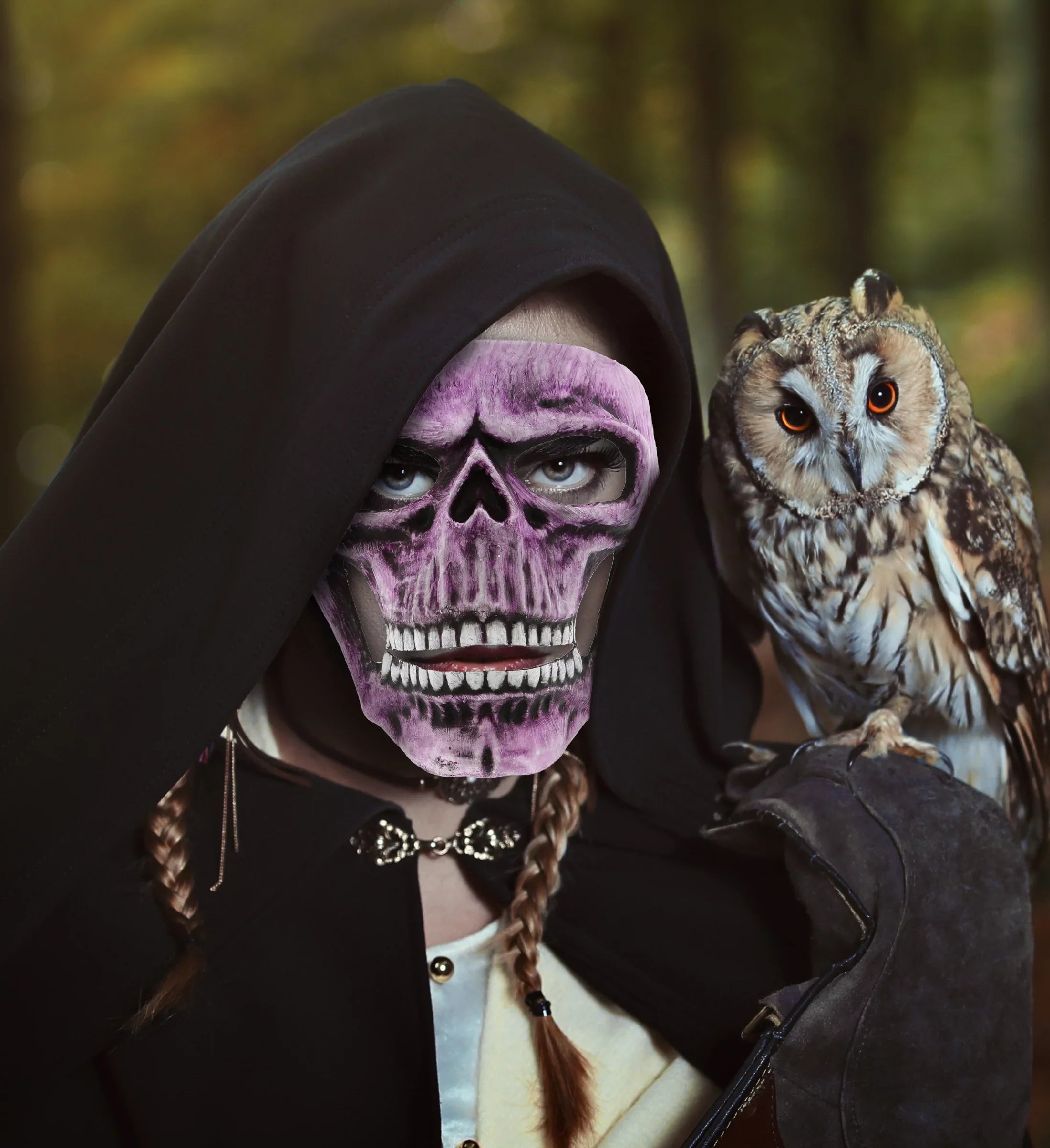Halloween, Mask Horror-Themed Skull Pink and for Inspired Women, Conventions, Accessory, Mask Mask Steampunk Skeleton Studio Costume Costume Perfect Men Full Attitude for Parties, - Face and Events
