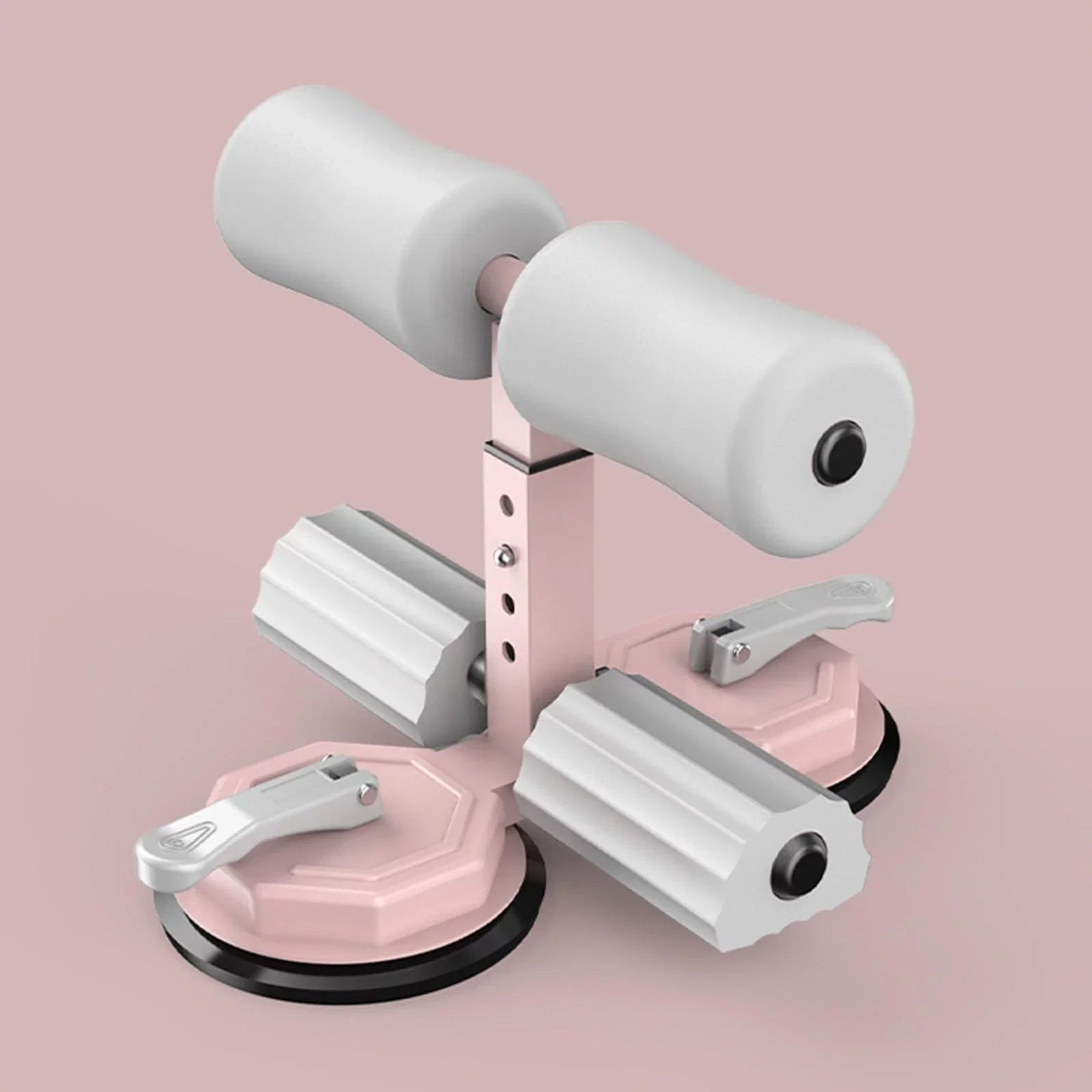 Abdominal Pink Floor Exercises 3 Gray with Abs - Powerful Height Equipment Cup Bar Sitting Settings Suction