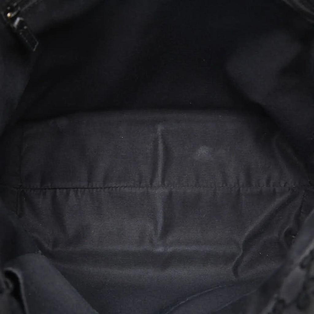Handbag GUCCI Tote Leather (Good) Gucci Women's 130739 Pre-Owned Black Bag Abbey
