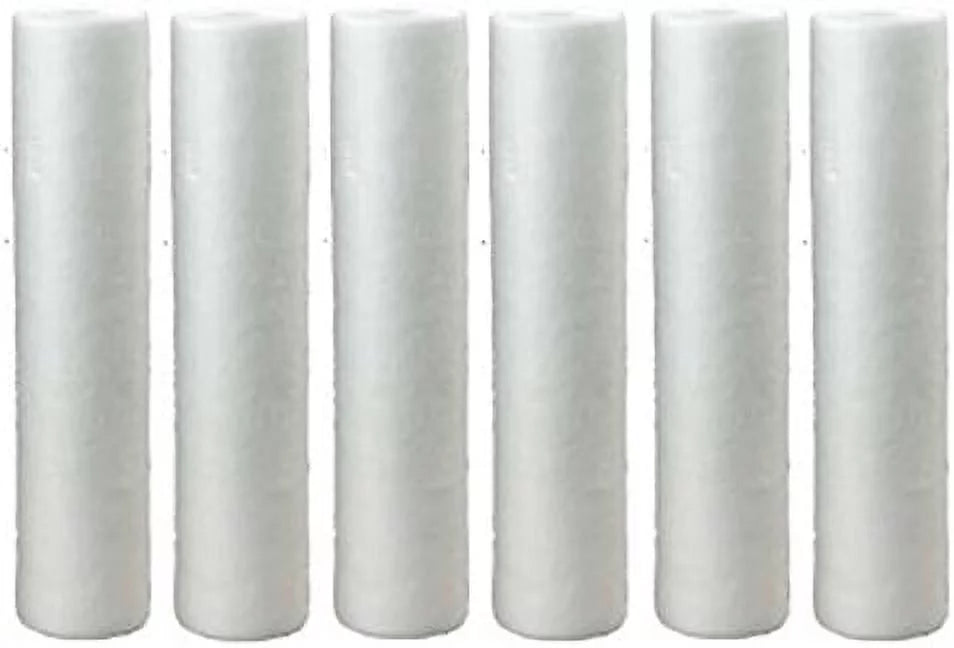 Whole Sediment Filter Unit, House Water (6-Pack), 6 Count Single Cartridge White,