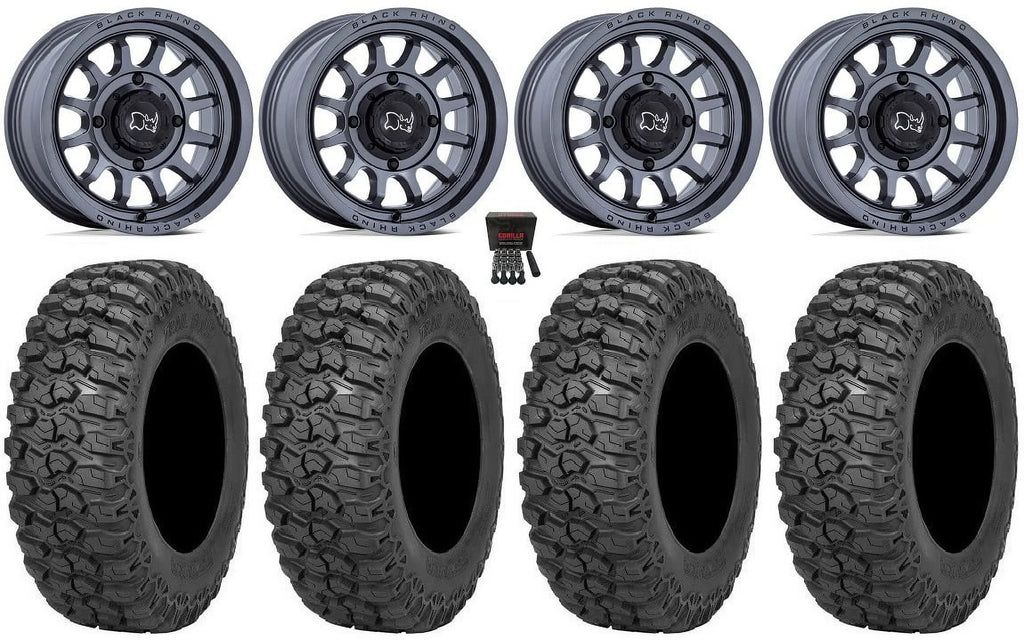 Ranger 2.0 Tires Sportsman Rapid Saw 15" Black Rhino Wheels 32" RZR Gm Trail