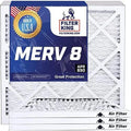 .75 Filters HV X Filter | 1 12 | Size X 12 X tual 12 | Pleated Furne 4-PK MERV X 8 Air 12