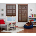 Oak 29.5 64-inch Faux Wood Cordless 64 Custom Dark Estate x Regal Blind