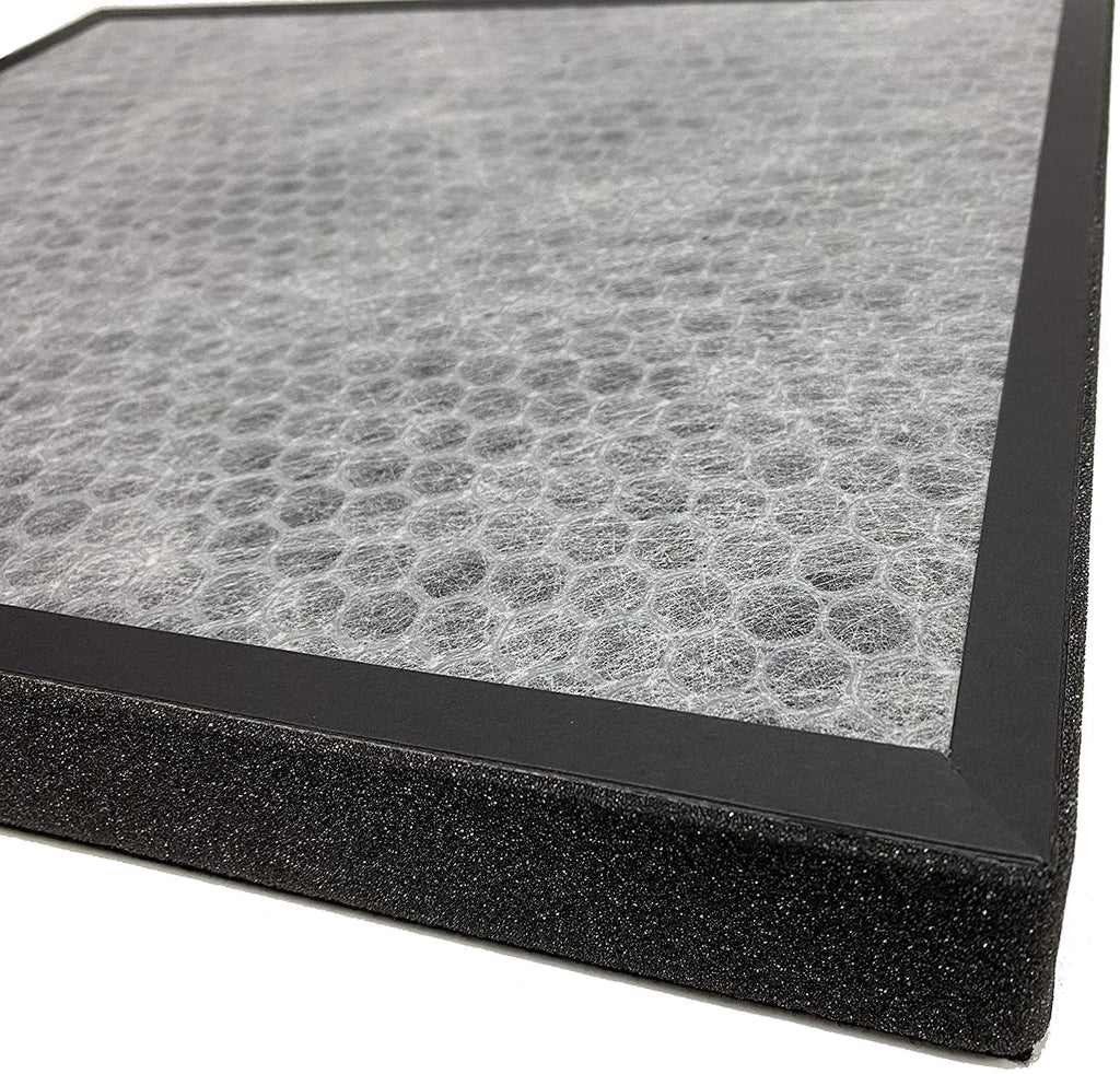 Nispira to Charcoal Air Filter Part BF25A. 4 Purifier. Packs True Compatible Set Replacement A375 HEPA Compared Activated A350 with