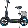 Commuter Tire，Foldable Electric with Baske Adults Motor 22 Foldable Seat, to M5 500W Range, Carry Phone Scooter Holder, Powerful Miles 14" with Scooter Electric up Scooter for Black Pneumatic