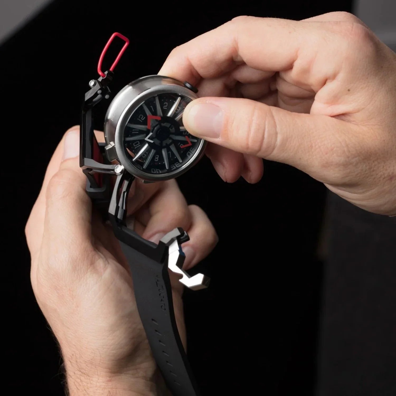Red Mazzucato RIM Reversible Automatic Black