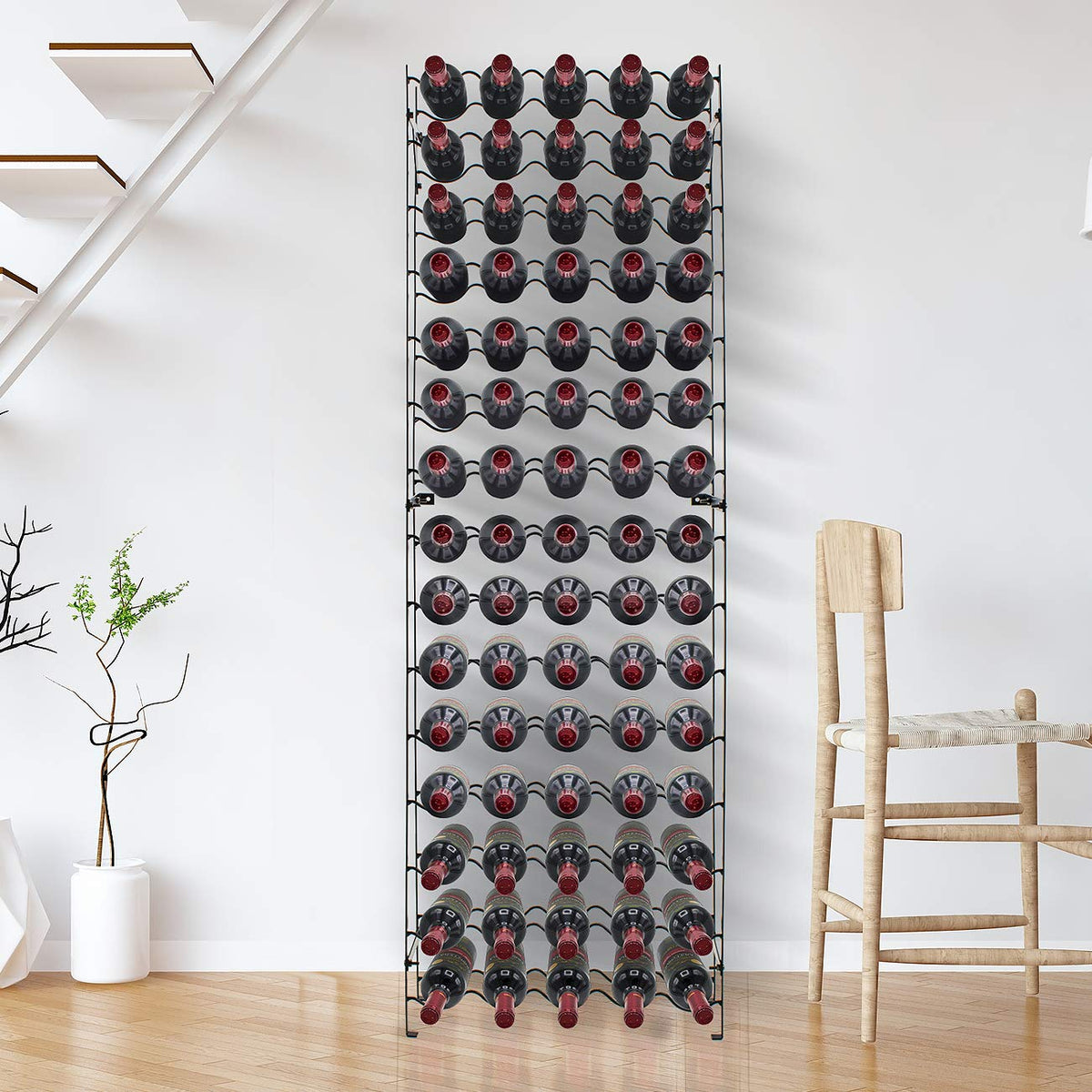 Sorbus Freestanding Floor Wine Rack, Home Bar & Cellar Storage (150 Bottle)