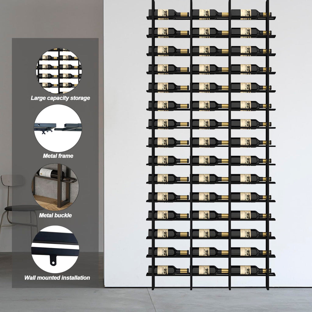 16 BottleWall Mount Wine Rack