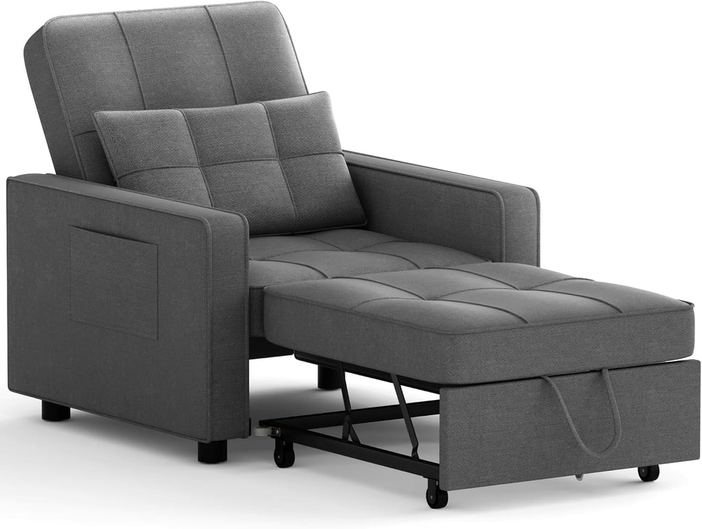 Flamaker Sofa Bed, Sleeper Sofa 3-in-1, Convertible Sleeper Chair