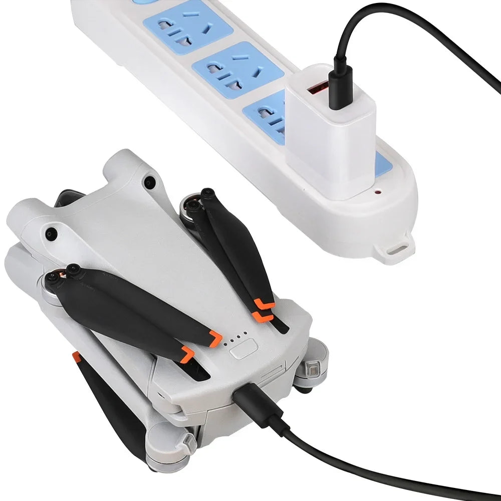 Cable for Type-C USB with Parts DJI 2/Mini Charging 3 30W Dual-Port Charger Pro Mini Charging