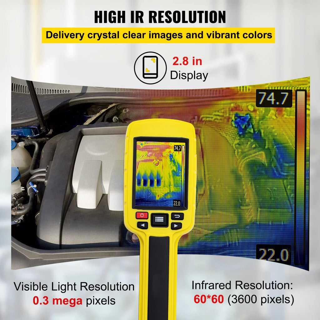 Camera 2.8" BENTISM 3600 Imager LCD IR Thermal Thermal Screen Resolution Infrared
