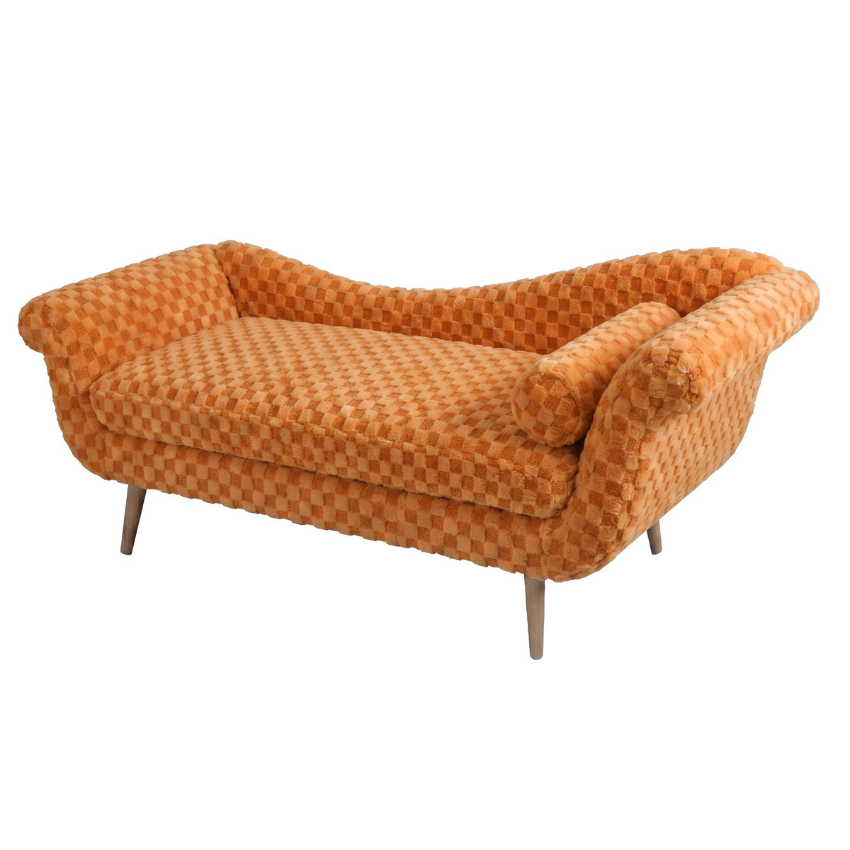 ERYE Boucle Upholstered Left Facing Chaise Lounge Indoor for Living Room Bedroom,Comfy Single Chaise Lounge Modern Leisure Recliner Sleeper Sofa Daybed, Easy Assemble