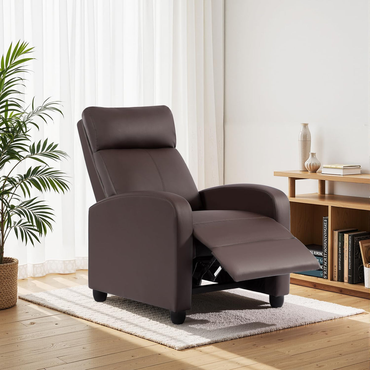 BestMassage Recliner Chair No Massage Function | Leather Black