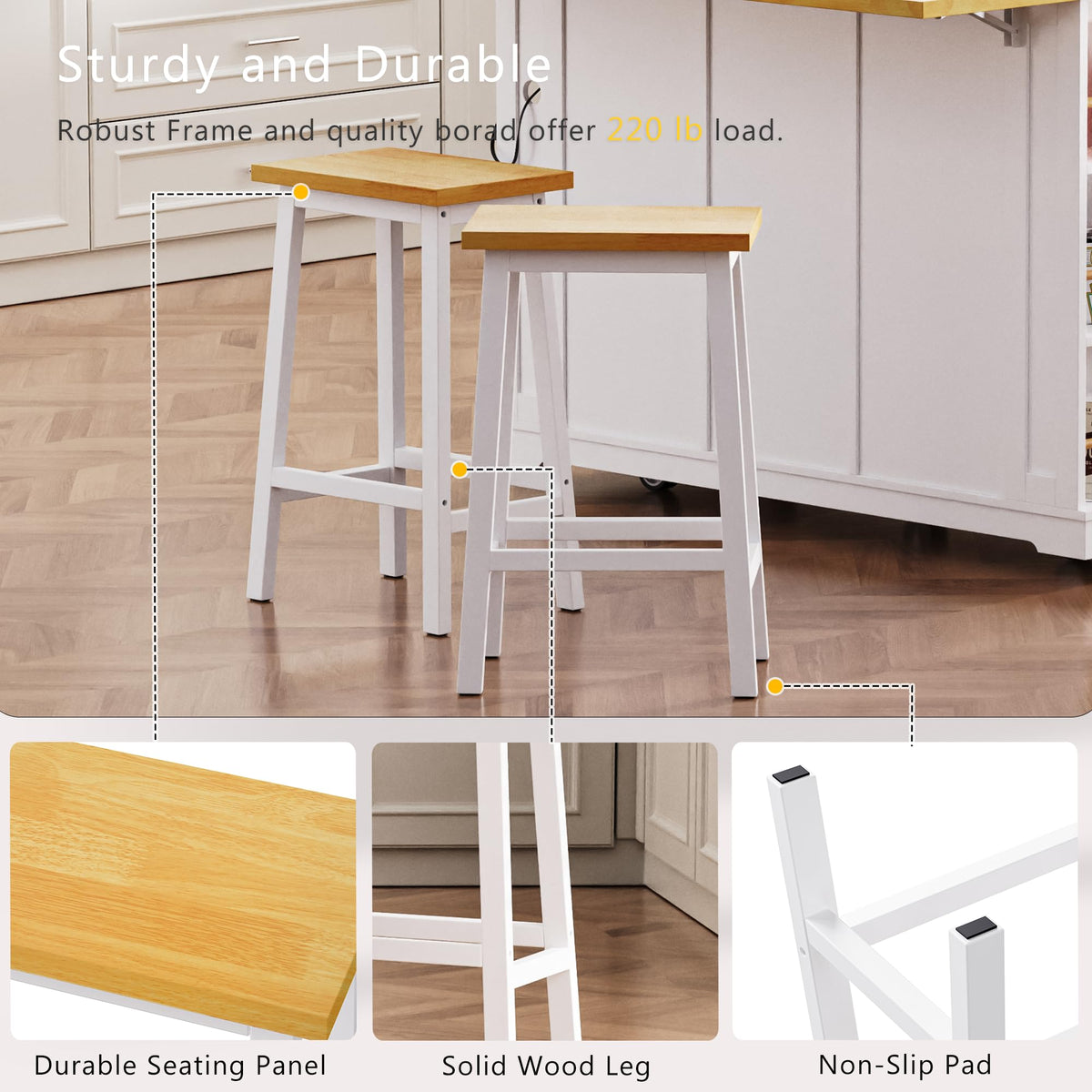 53" Large Kitchen Island with Drop Leaf & Power Outlet, Rolling Kitchen Cart on 5 Wheels with Internal Door Storage Rack, 5 Open Side Racks, 3 Drawers, 2 Doors for Kitchen Dining Room