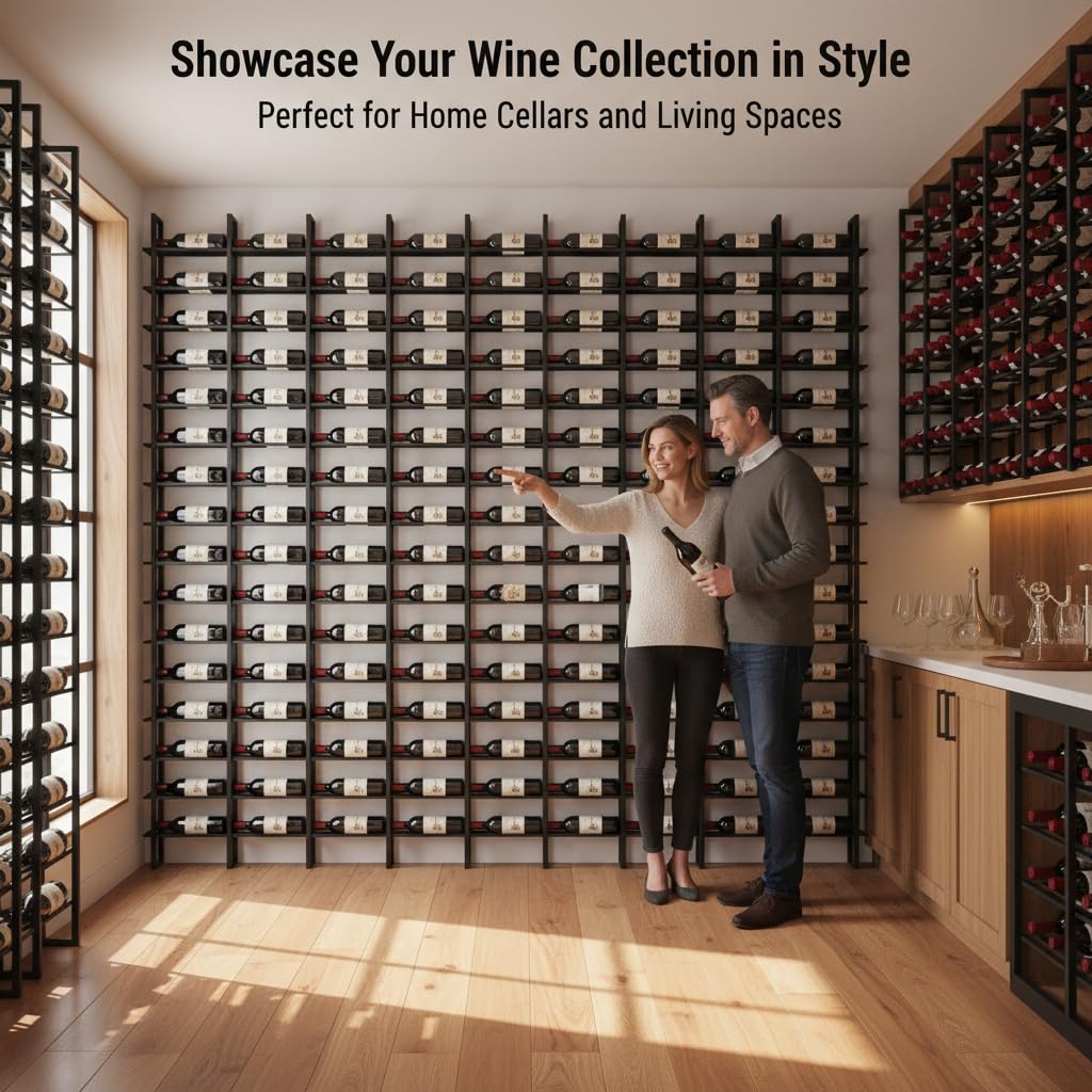 16 BottleWall Mount Wine Rack