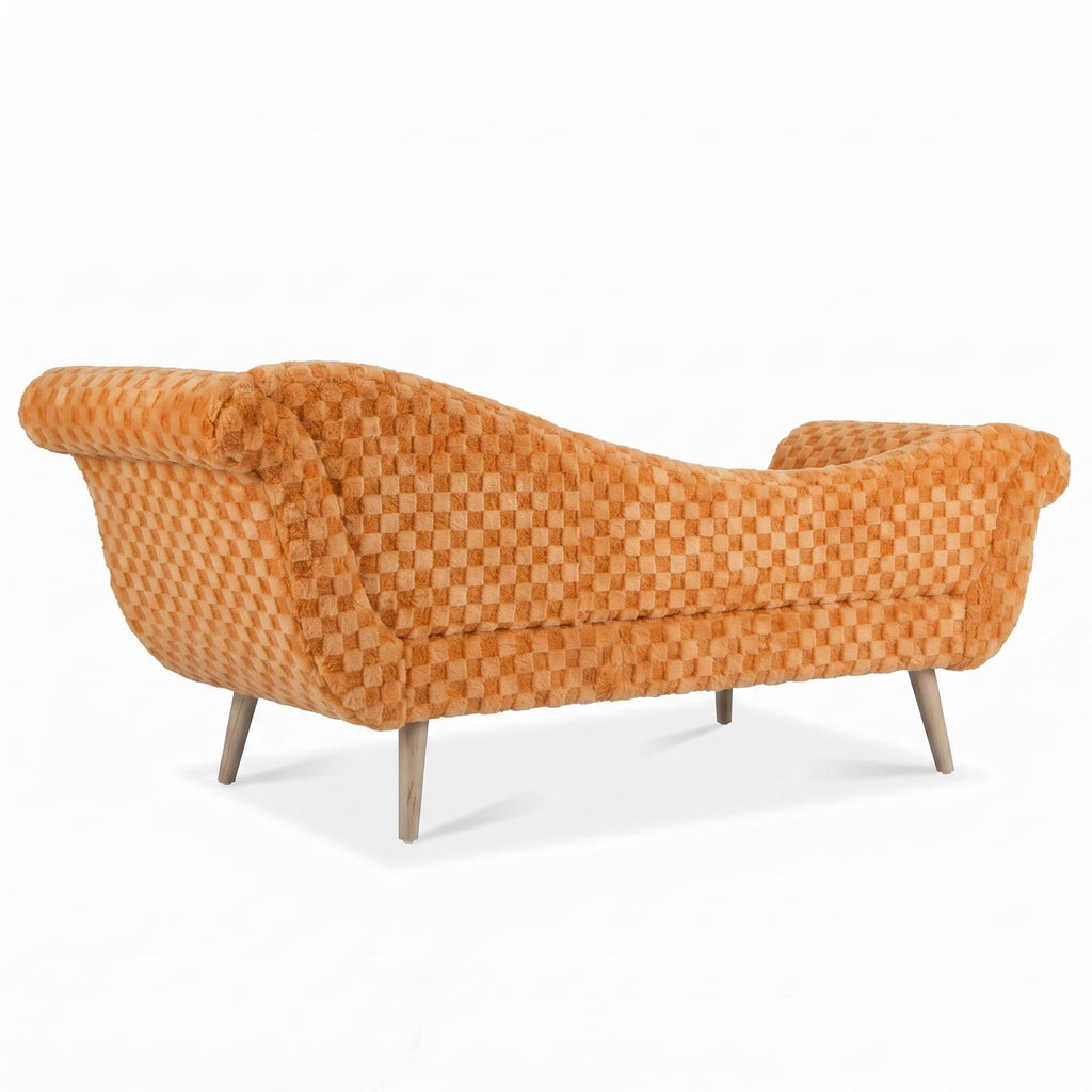 ERYE Boucle Upholstered Left Facing Chaise Lounge Indoor for Living Room Bedroom,Comfy Single Chaise Lounge Modern Leisure Recliner Sleeper Sofa Daybed, Easy Assemble