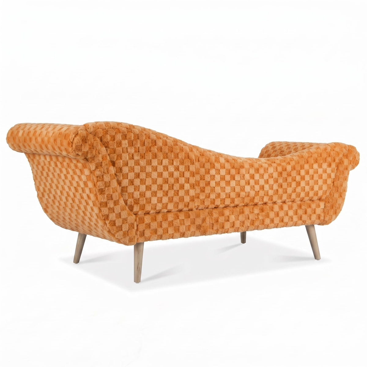ERYE Boucle Upholstered Left Facing Chaise Lounge Indoor for Living Room Bedroom,Comfy Single Chaise Lounge Modern Leisure Recliner Sleeper Sofa Daybed, Easy Assemble