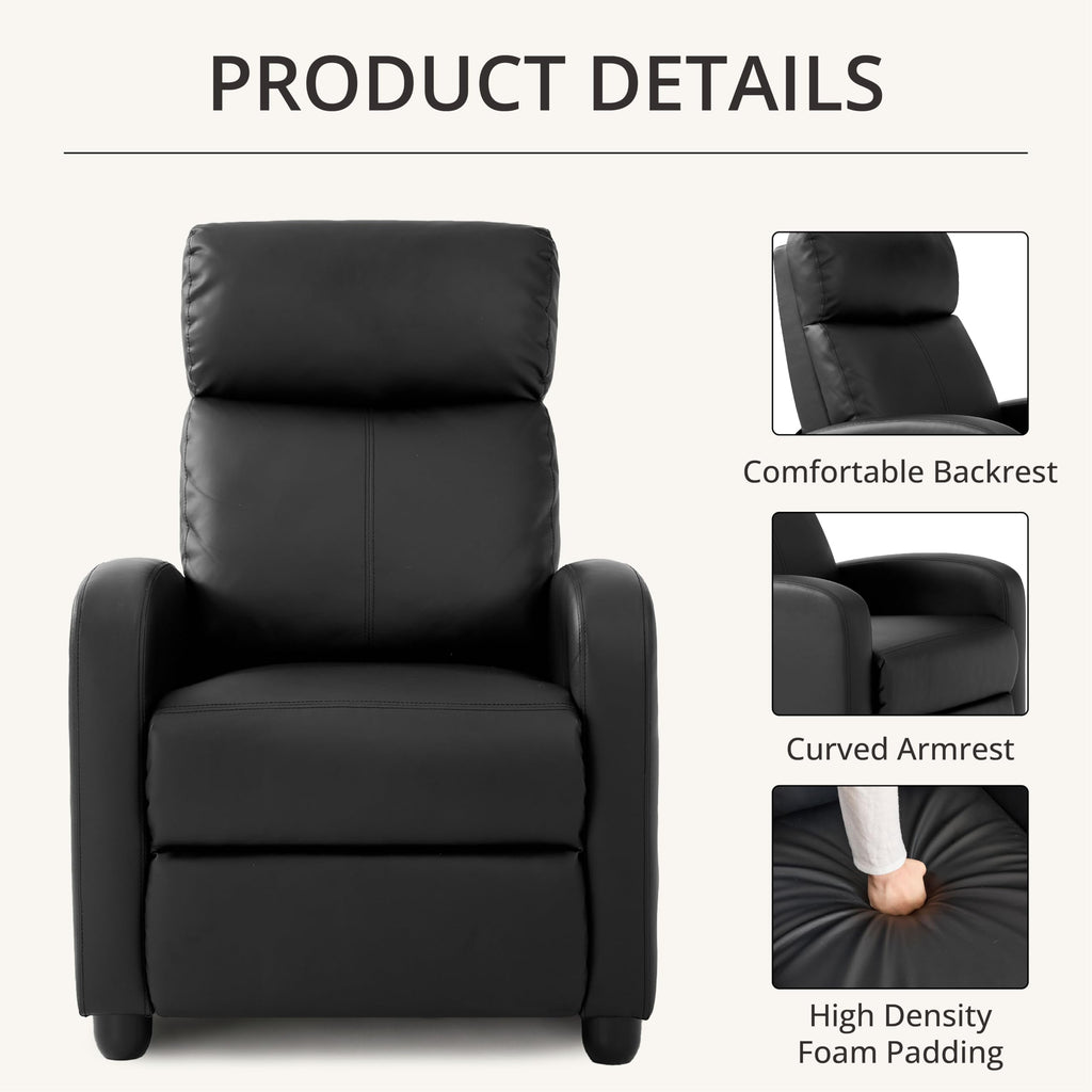 Recliner Chair for Living Room, Modern Adjustable Home Theater
