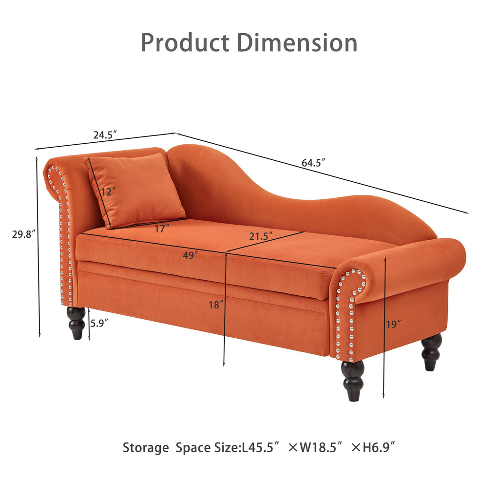 ERYE Boucle Upholstered Left Facing Chaise Lounge Indoor for Living Room Bedroom,Comfy Single Chaise Lounge Modern Leisure Recliner Sleeper Sofa Daybed, Easy Assemble