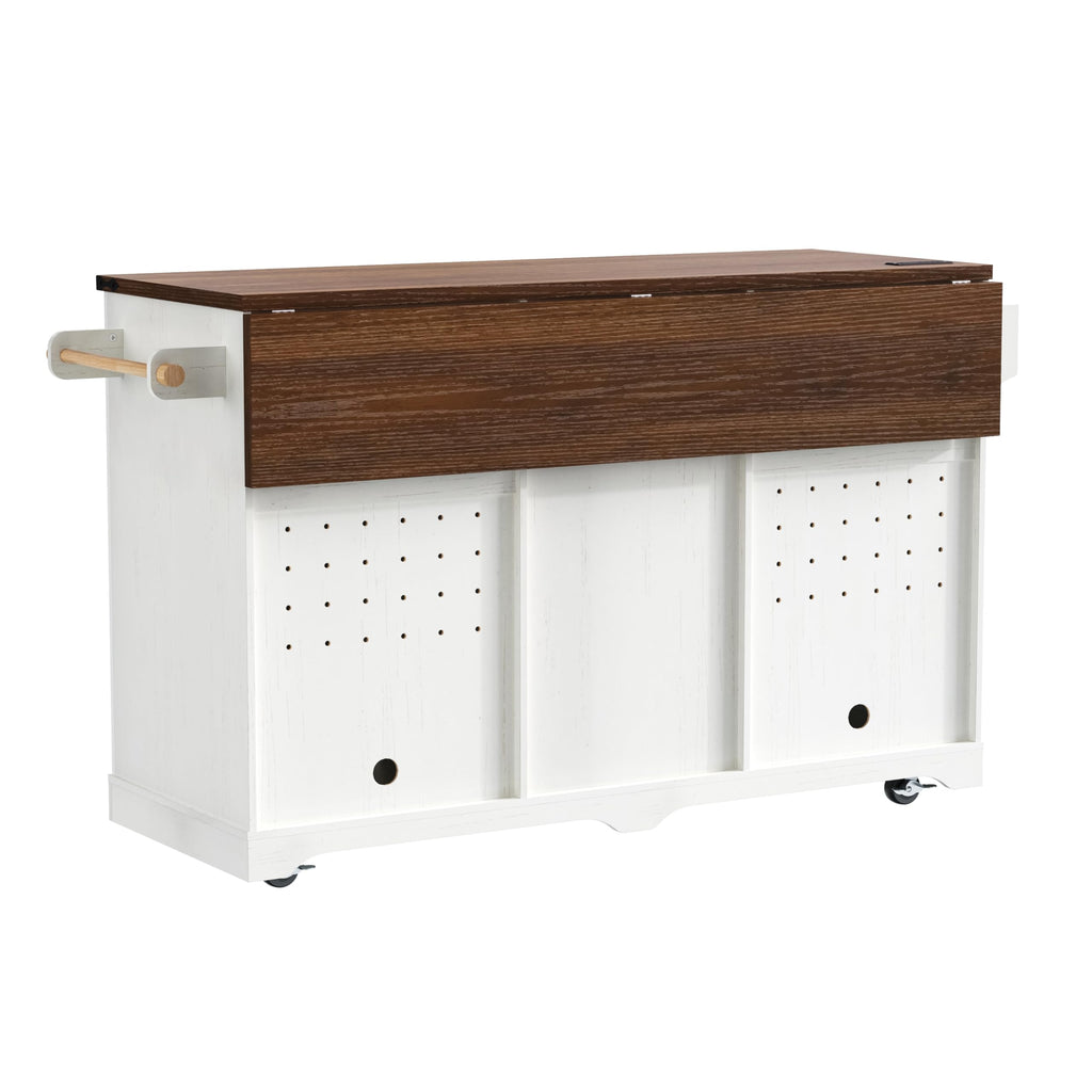 39.4" Coffee Bar Cupboard with Fridge Spaceï¼Natural Oak-ws