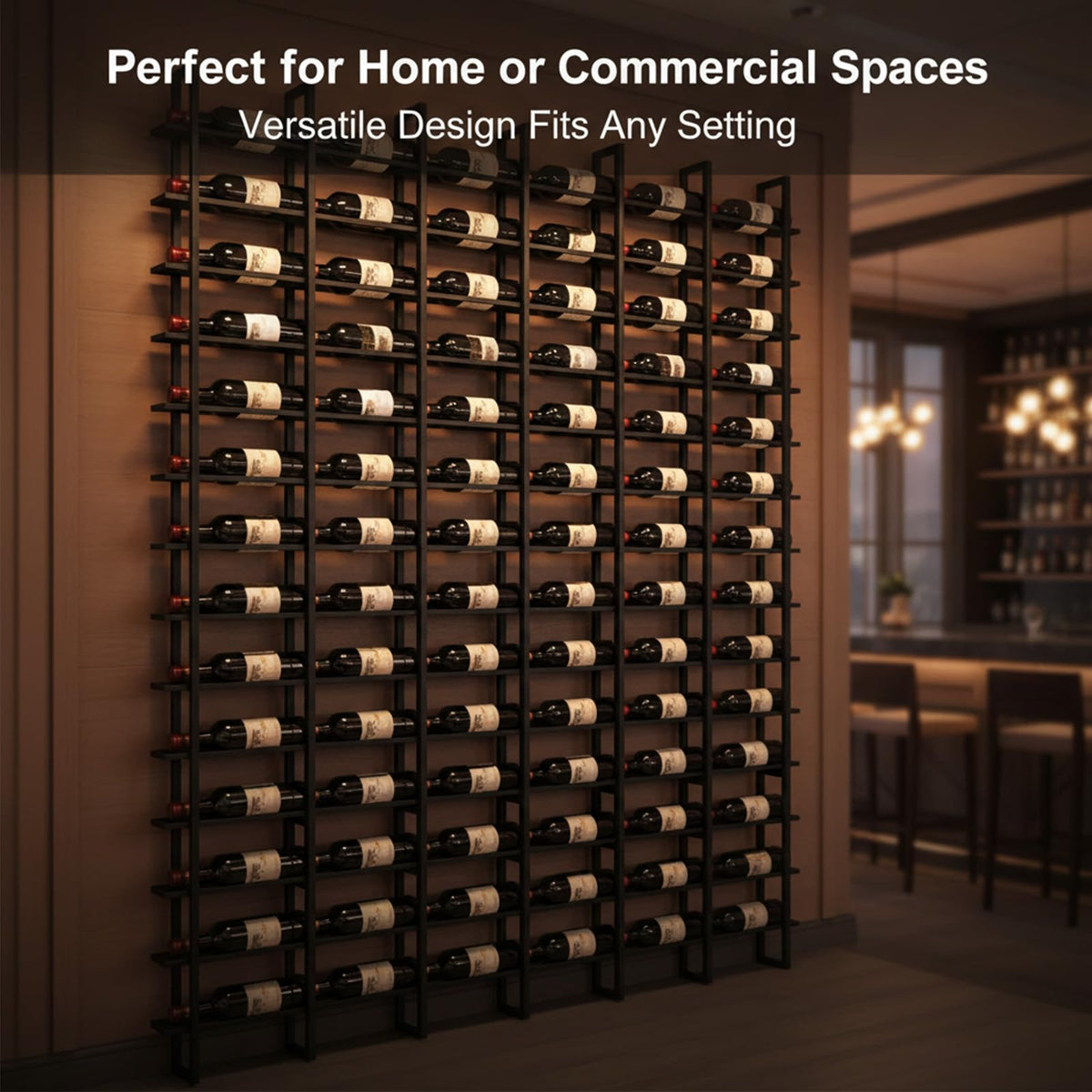 16 BottleWall Mount Wine Rack