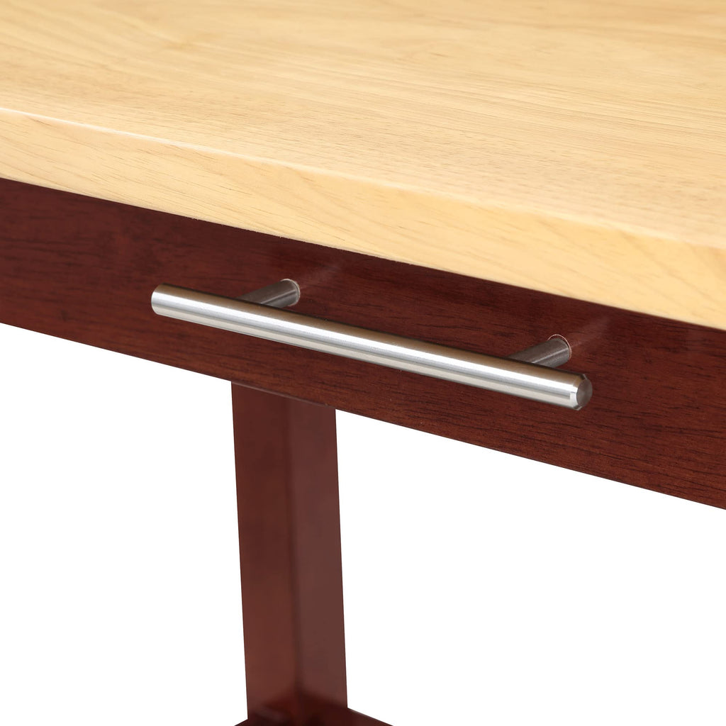 Convenience Concepts Designs2Go Butcher Block Kitchen Island, Sage, 40"