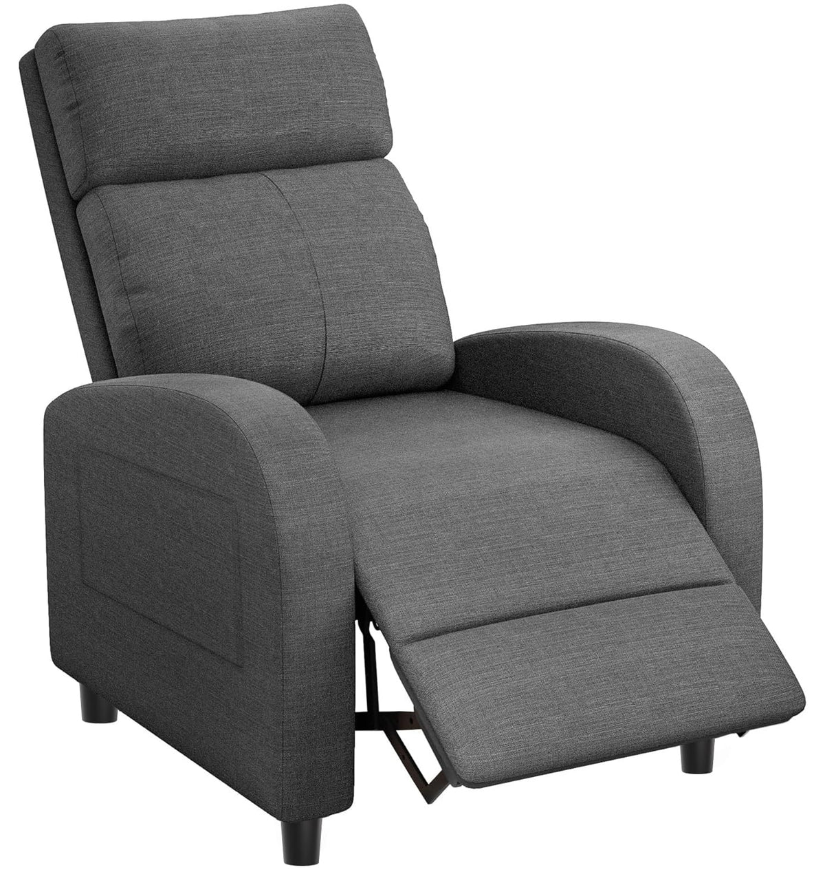 Homall Recliner Chair, Recliner Sofa PU Leather for Adults, Black Recliners
