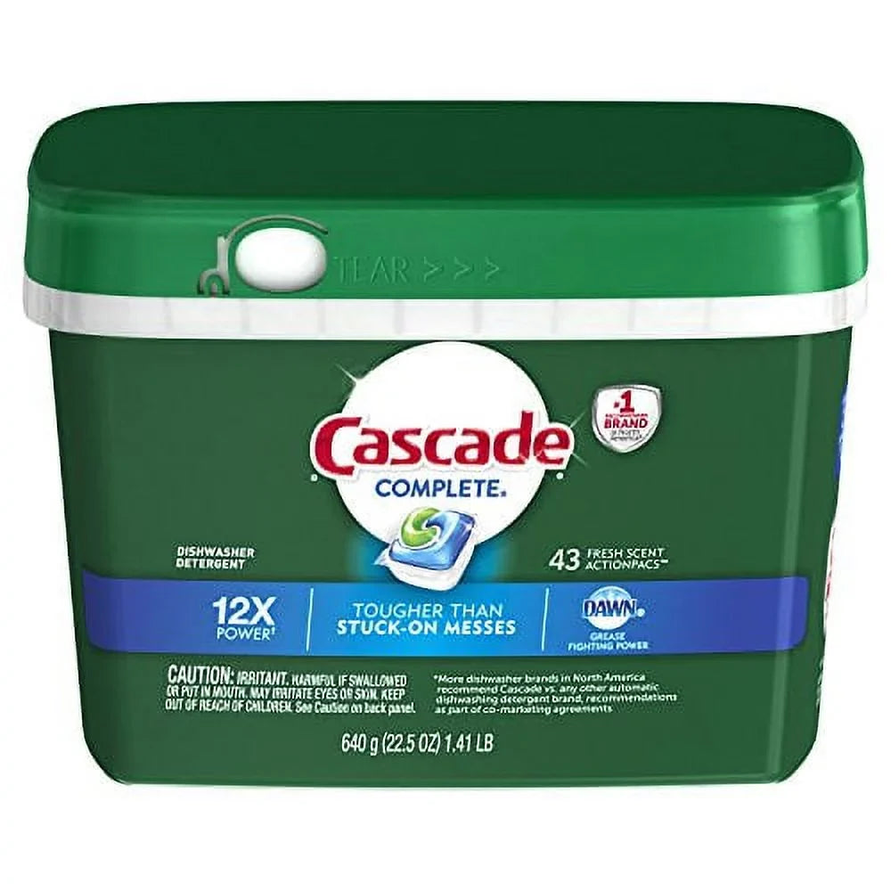 Scent Detergent, Complete Cascade Dishwasher Fresh