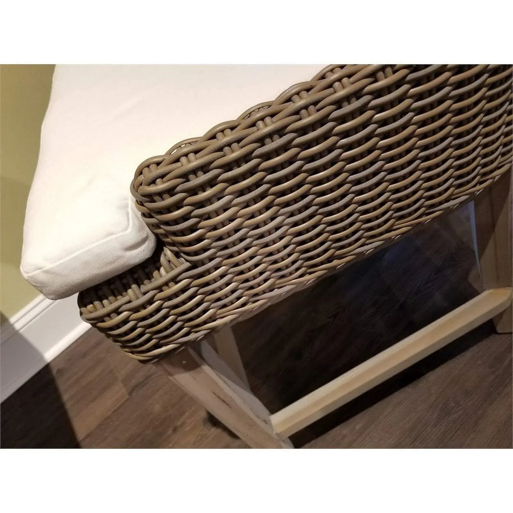 Padma's in Plantation Wicker Counterstool Kubu Alfresco Gray Patio
