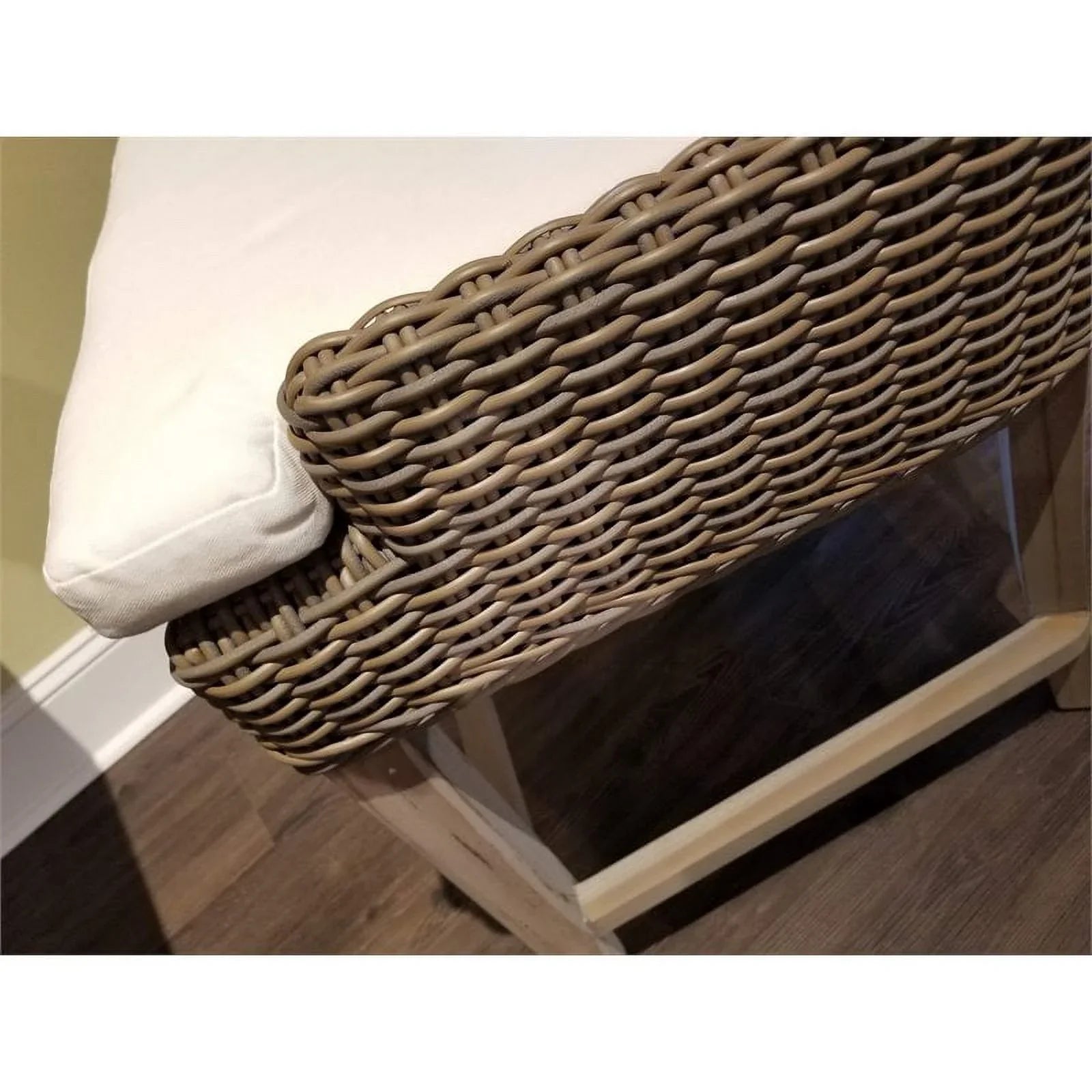 Padma's in Plantation Wicker Counterstool Kubu Alfresco Gray Patio