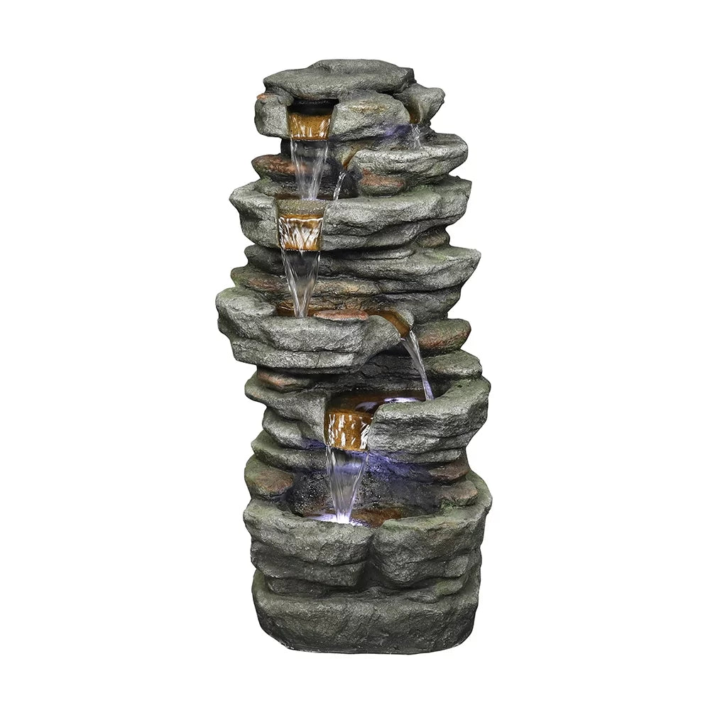 Fountain with BMTBUY Lights Led Rock Water 32.6inches