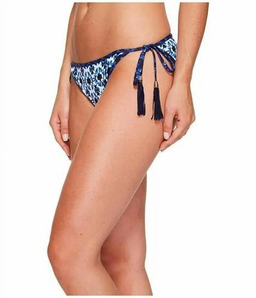 Bottom, BLUE US Large/14 Reversible PLUNGE Swim Bikini Shibori Tommy Bahama