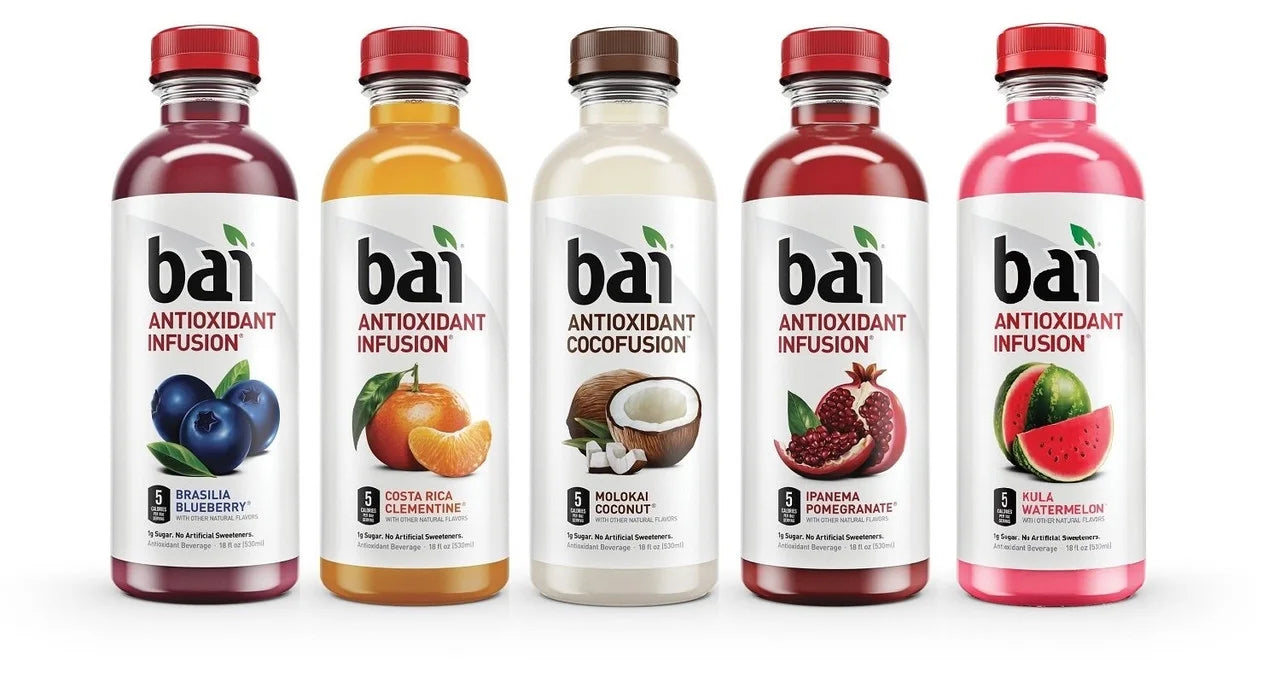 oz Infused Bai 15/Carton Bottle, Beverage Antioxidant Pack 18 Variety